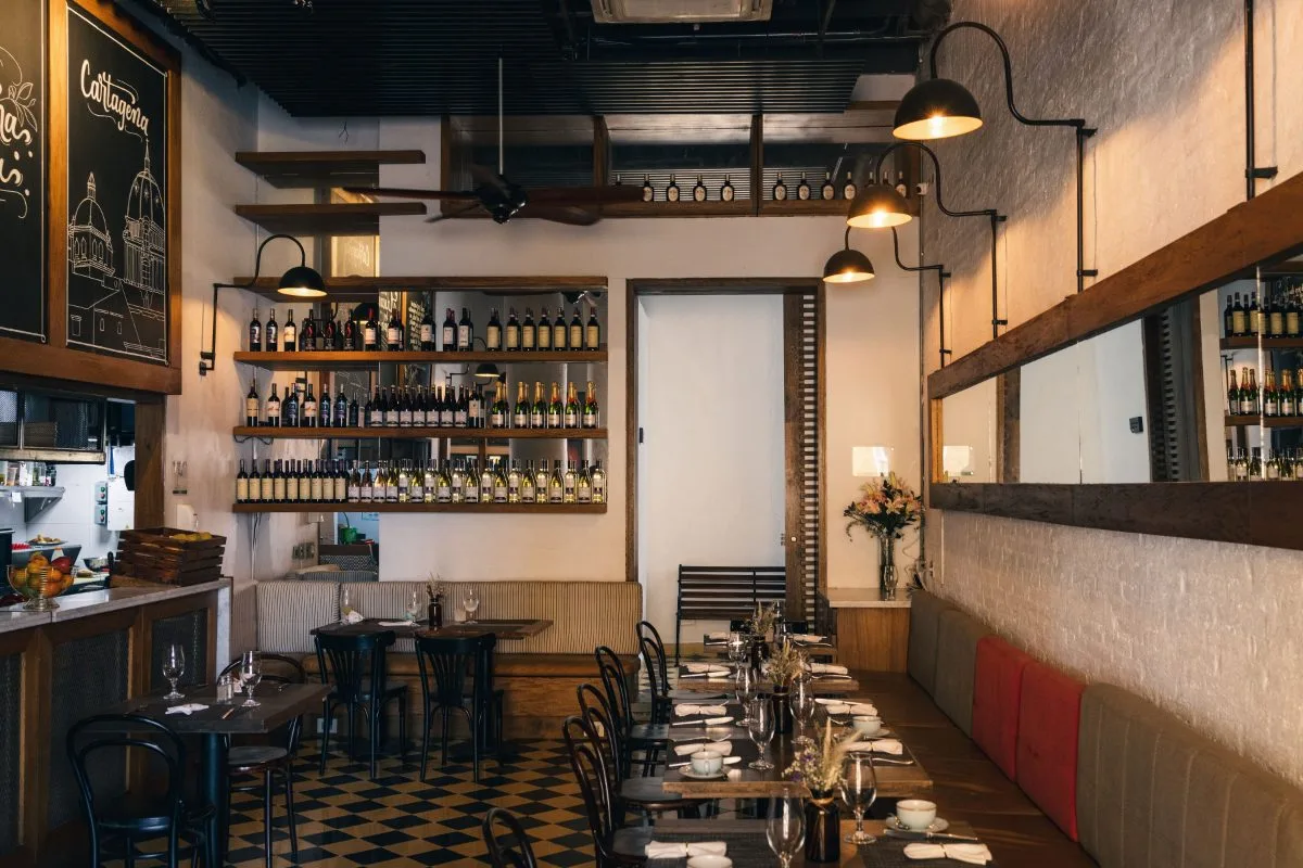 Hotel restaurant interior