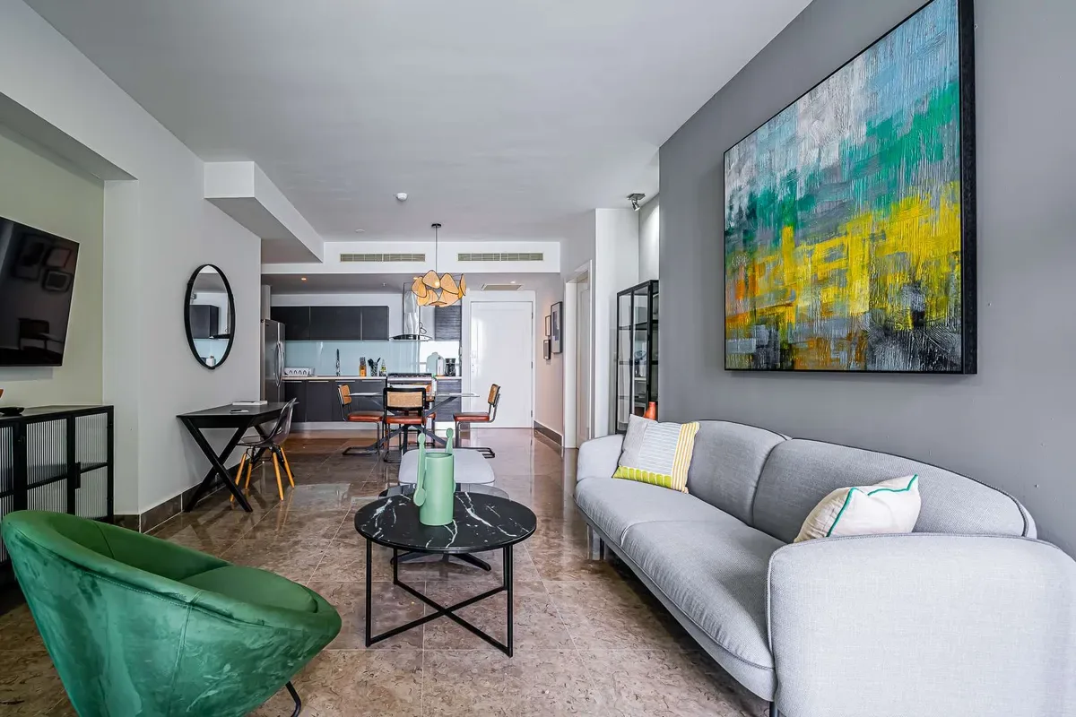 Luxury 1BR in Marbella w/ Balcony & View