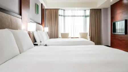 Classic four-person room without bathtub