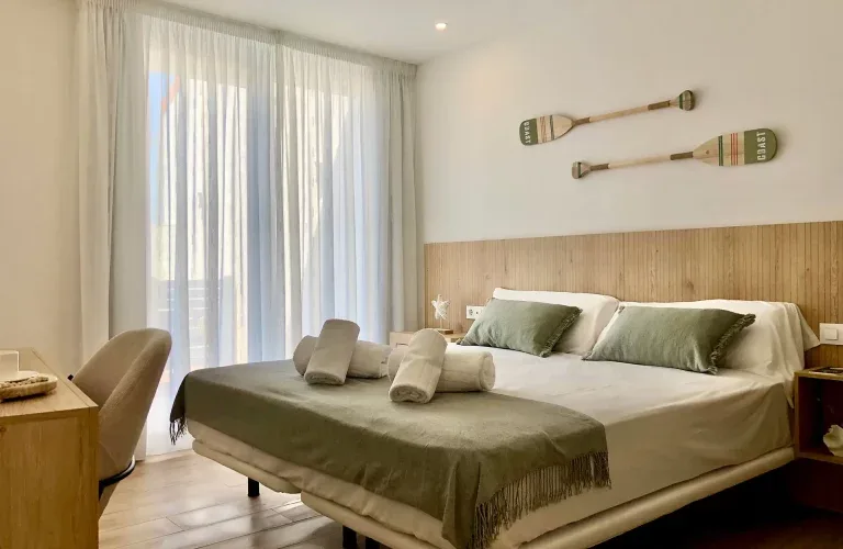 Dormitorio en A Caseta de Sil.