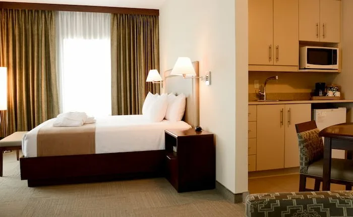 Room with kitchenette