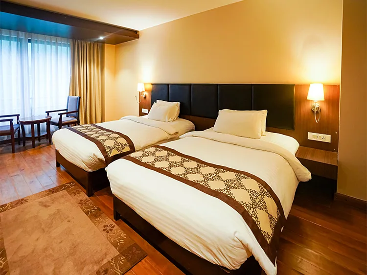 Habitación Deluxe con dos camas individuales