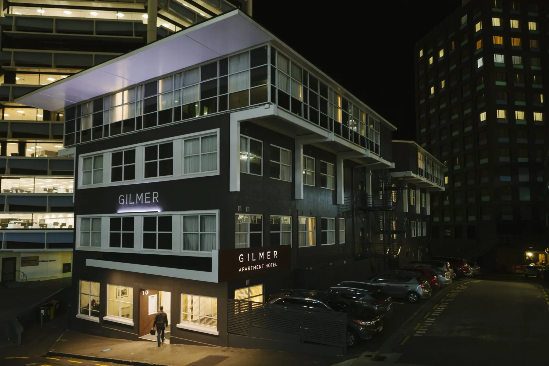 Exterior del Gilmer Apartment Hotel