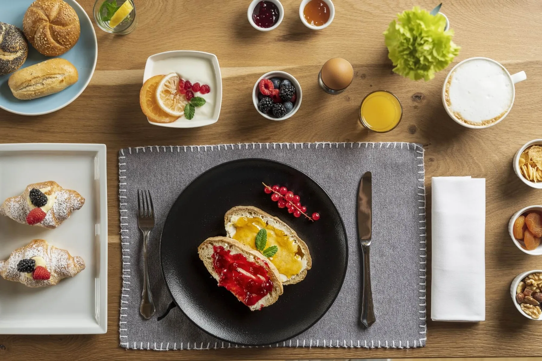 Breakfast table
