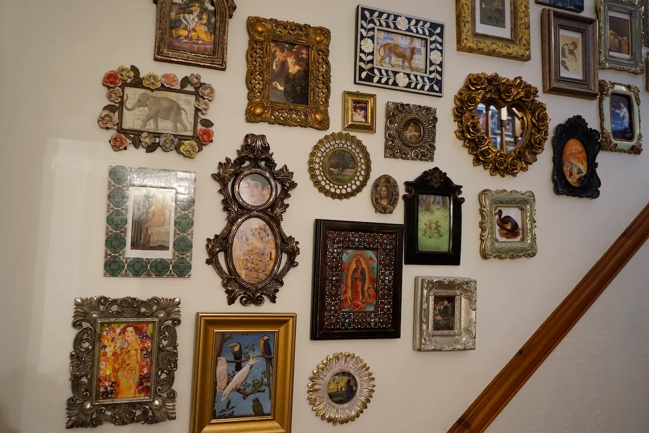 Interior de la casa de huéspedes