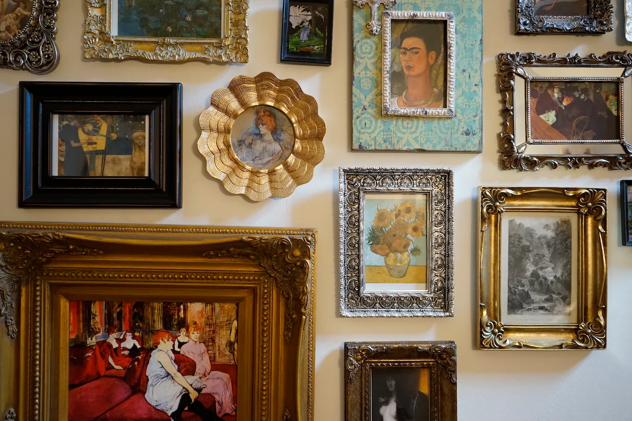 Interior de la casa de huéspedes