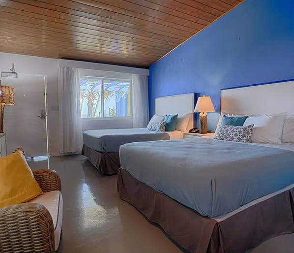 Cottage room with two queen beds