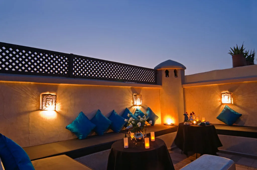 Riad Papillon roof terrace