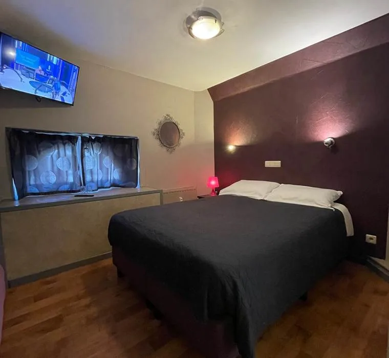 Vista de la habitación 3, con dos camas individuales o una cama de matrimonio.