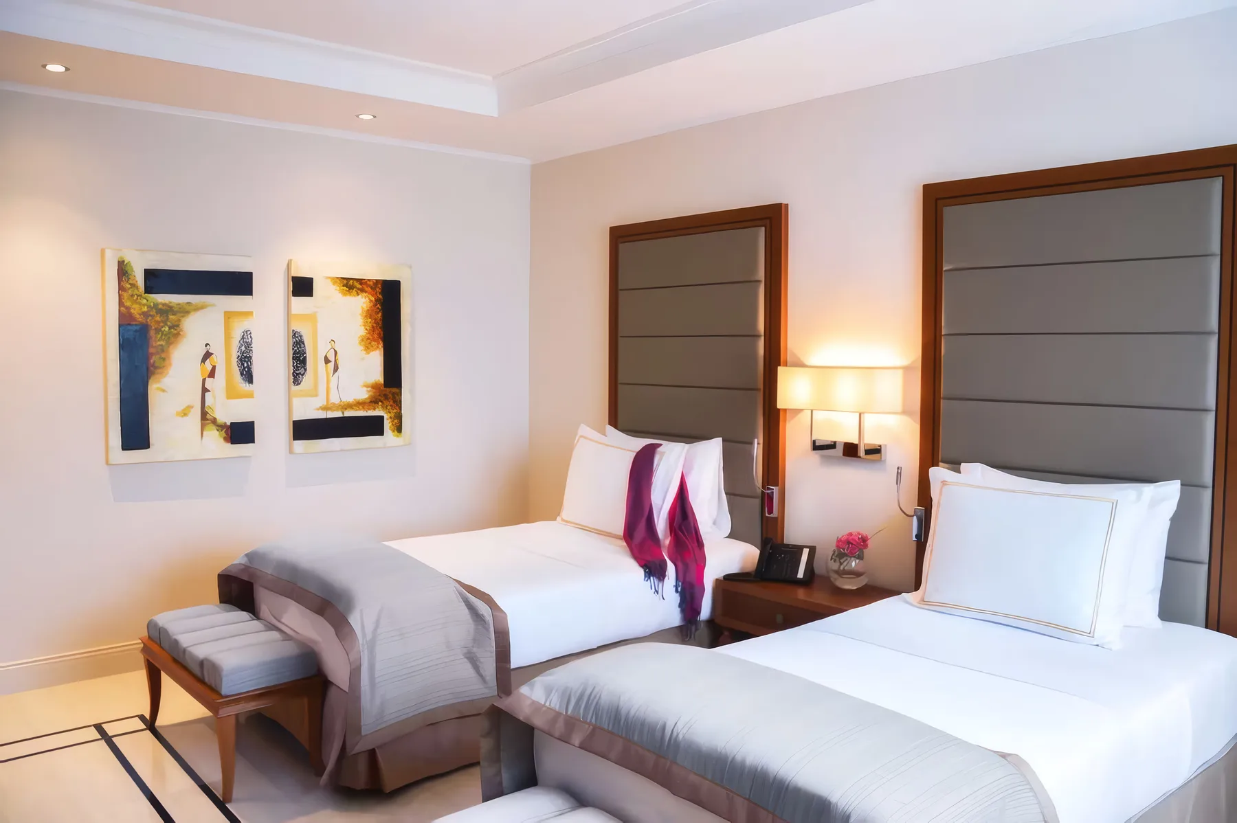 Habitación superior con dos camas individuales