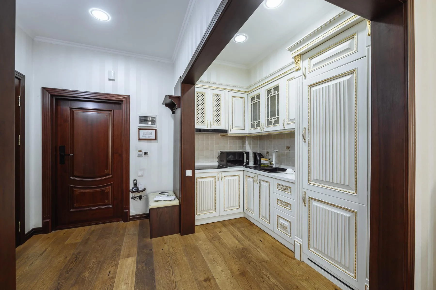 Interior de apartamento tipo estudio