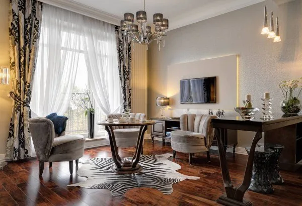 Silver Apartment living area