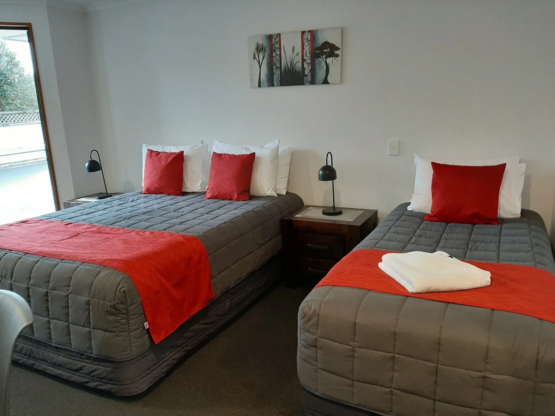 Unit 4 room with beds