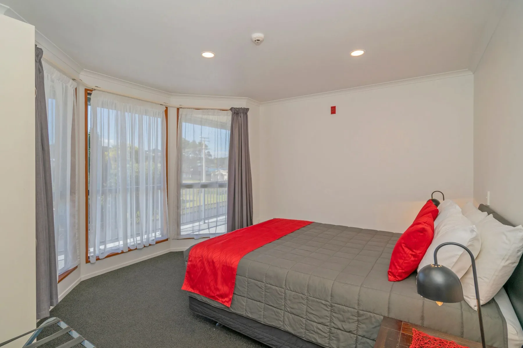 Bedroom with window and bed