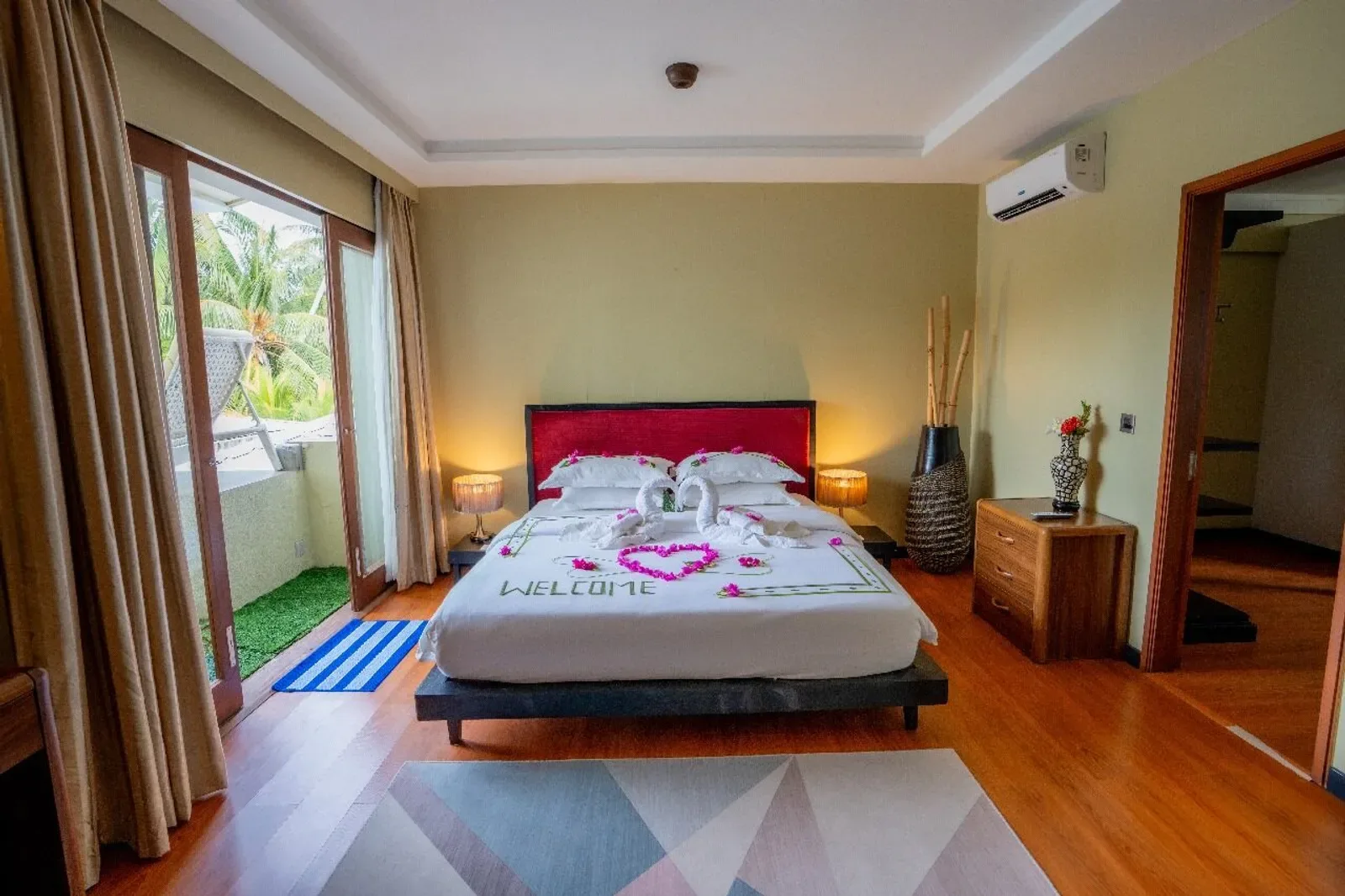 Interior de una habitación del hotel