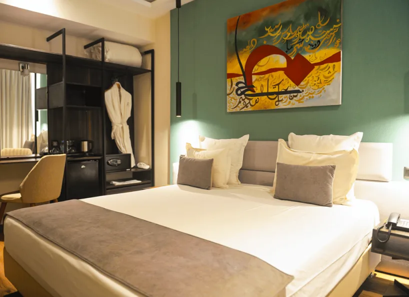 Foto de una habitación o de las instalaciones del NJ Hotel