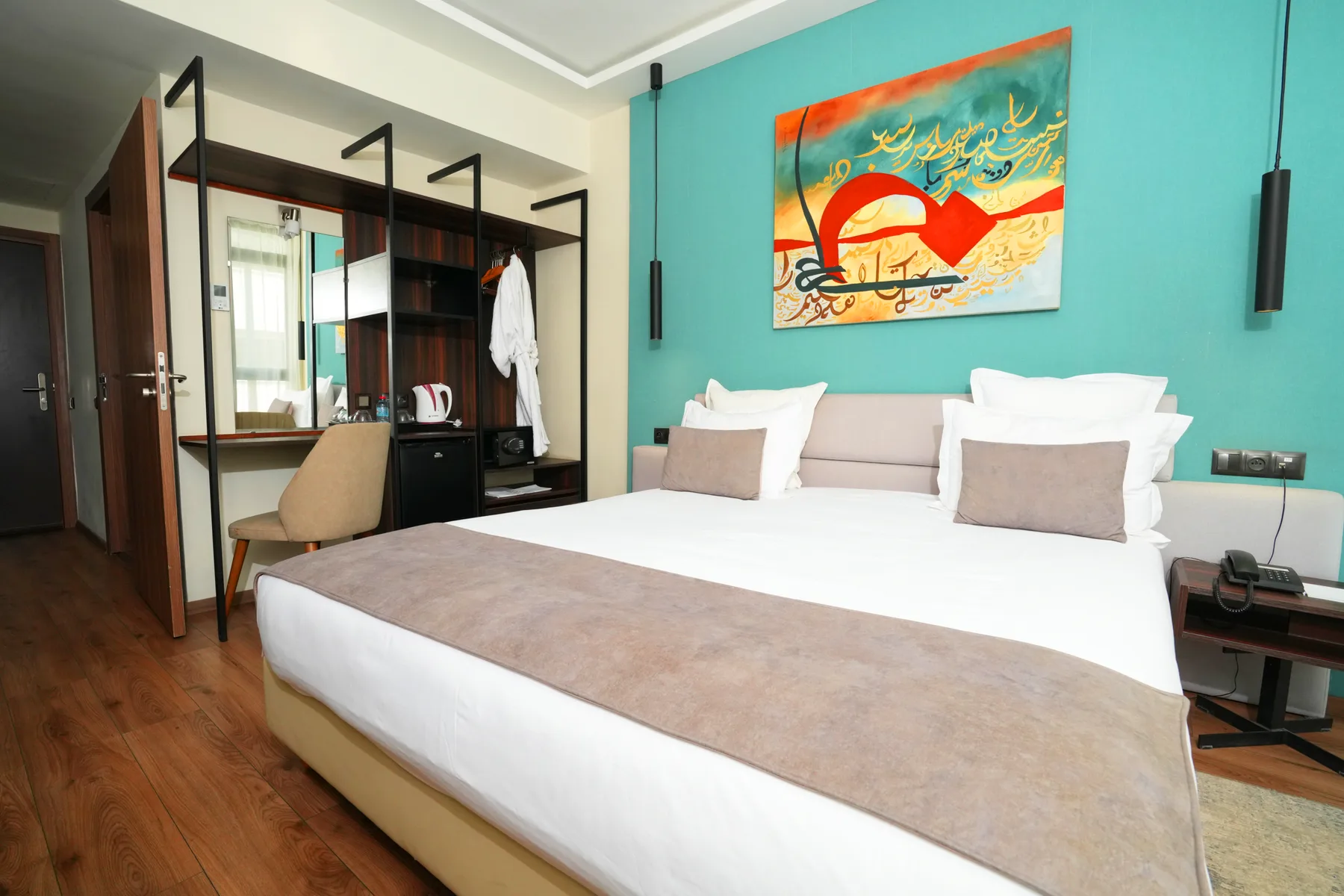 Foto de una habitación o de las instalaciones del NJ Hotel