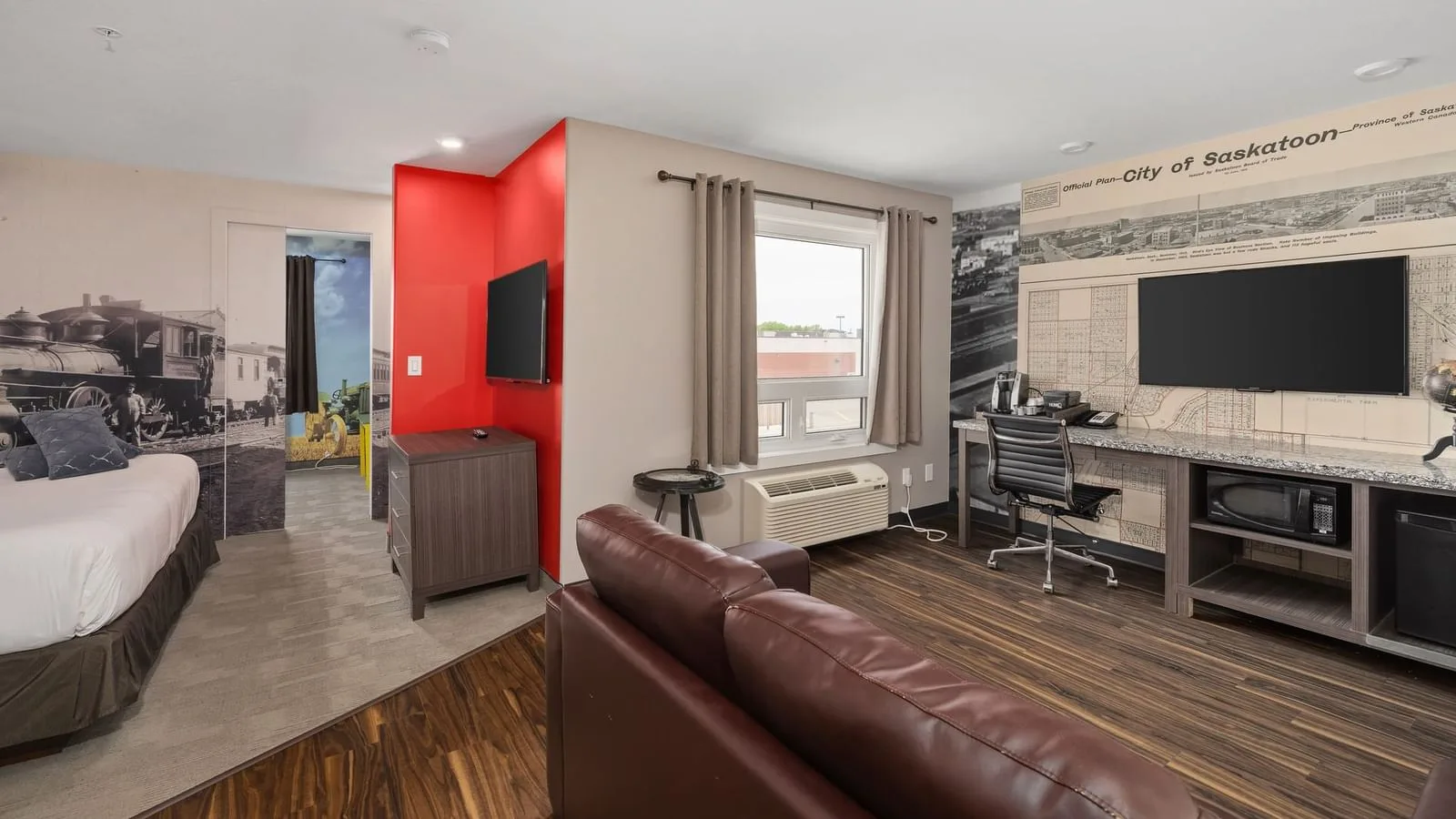 Living space in the Back-In-Time Theme Suite