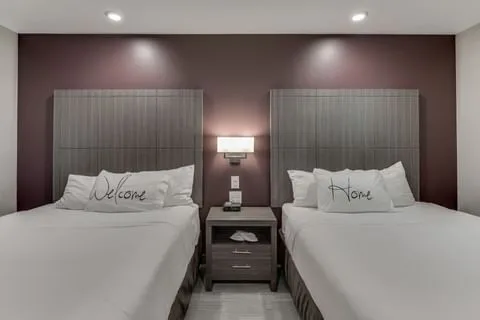 Two Queen beds in The Family Room