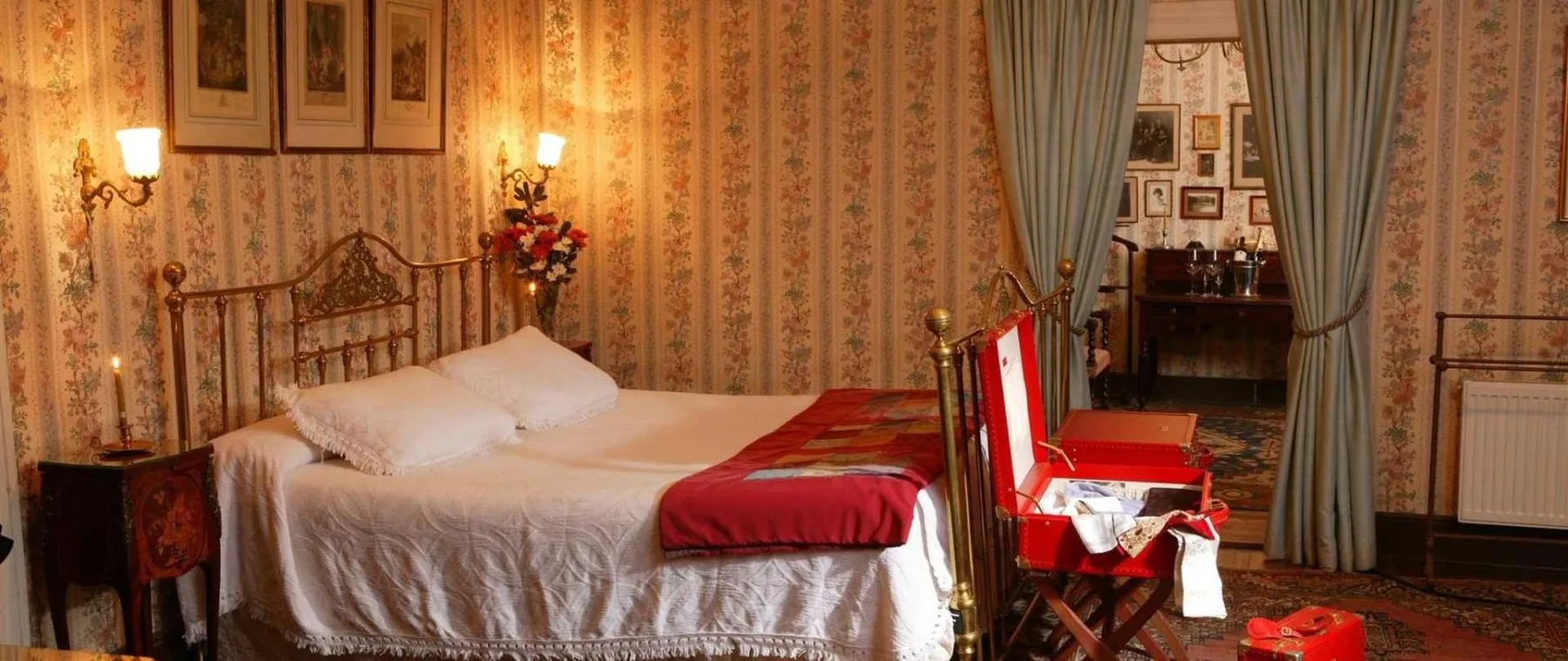 Habitación roja en Hacienda Los Lingues