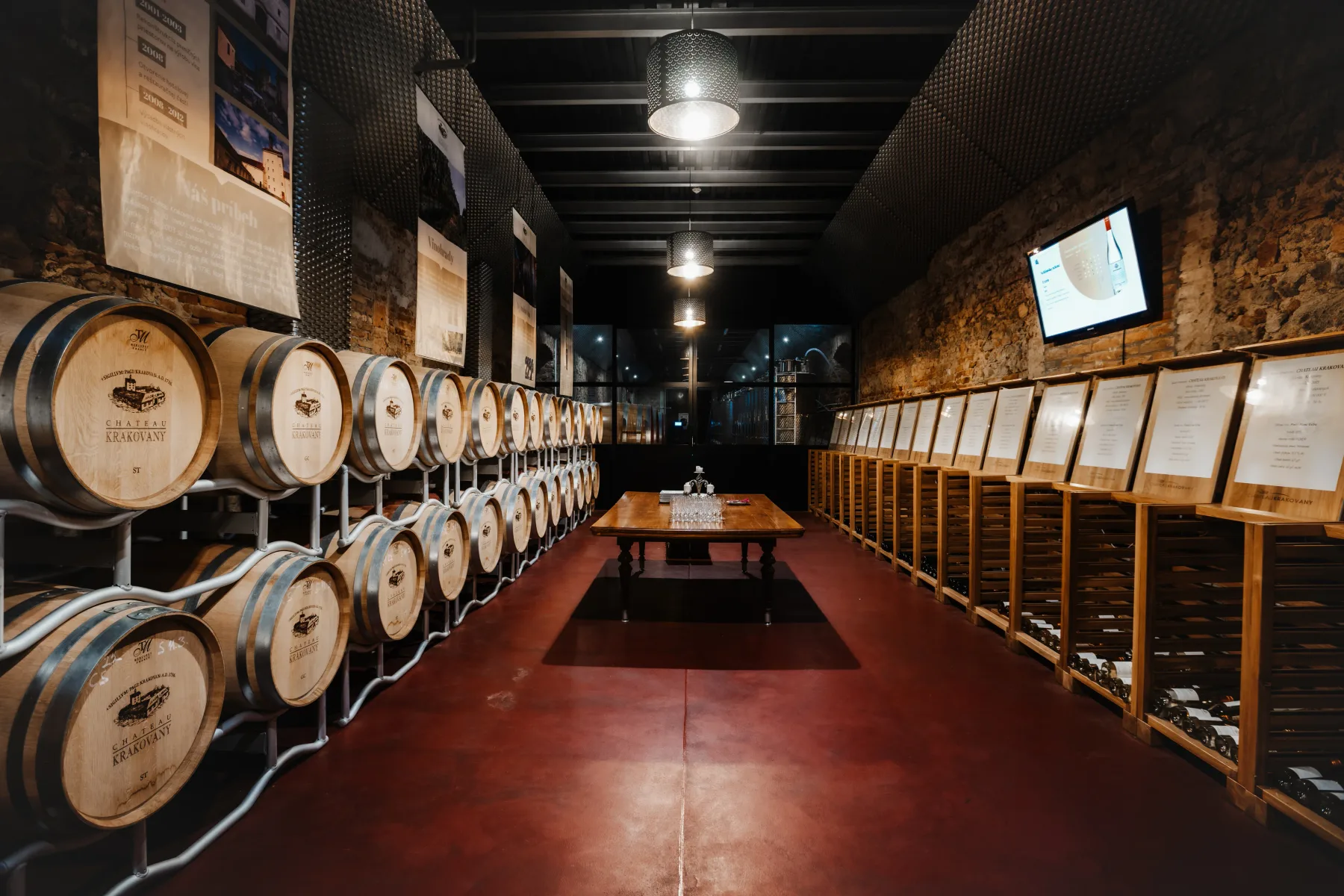 Wine tasting room