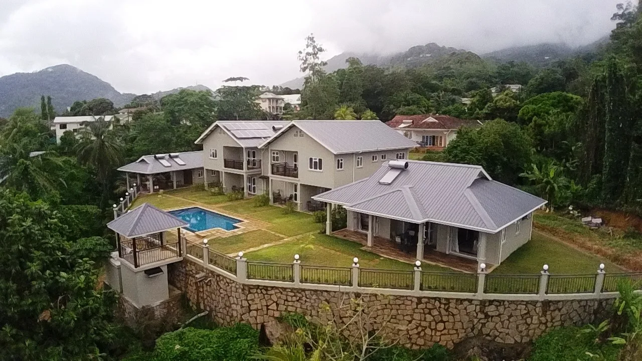 Aerial view of Bambous River Lodge