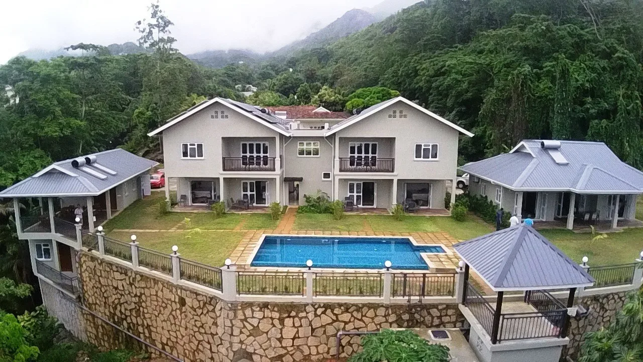 Aerial view of Bambous River Lodge