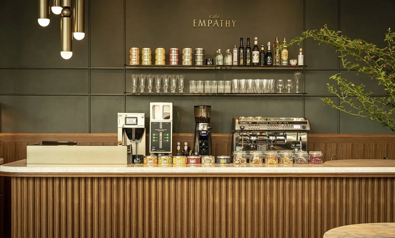 Empathy lobby lounge interior