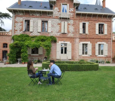 Welcome tray at Domaine du Buc