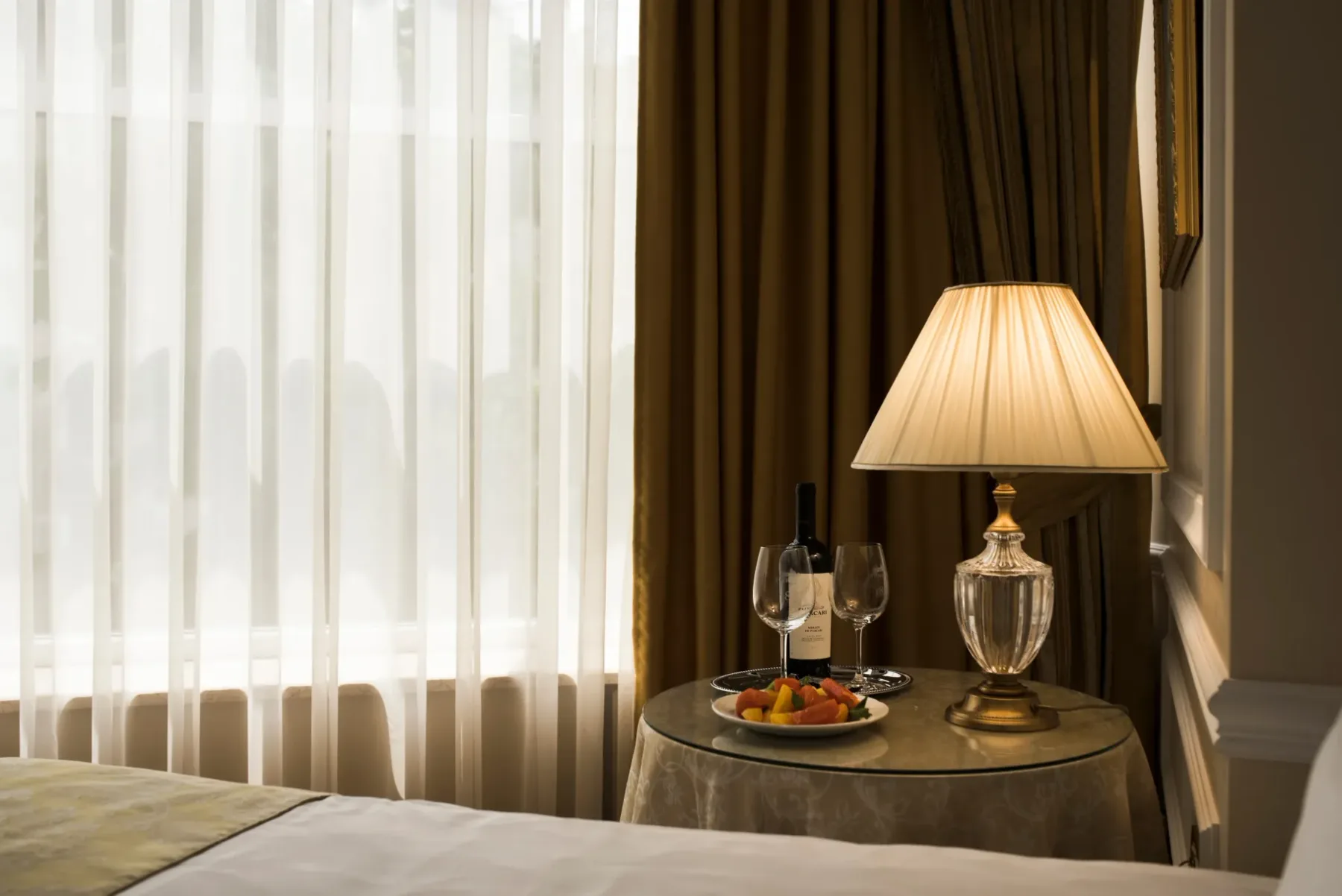 Detalles de la habitación del Nobil Hotel