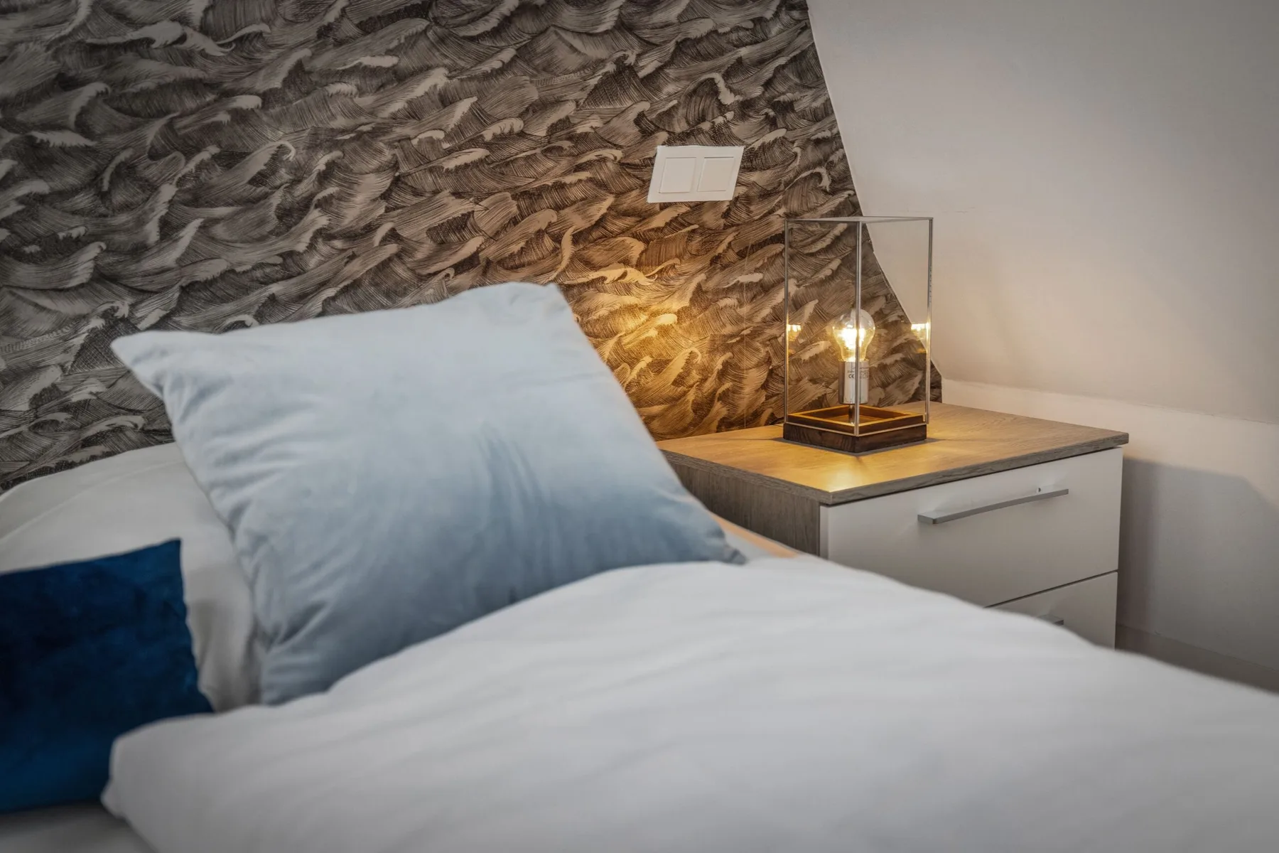 Strandnah gelegenes, sehr komfortables 3-Raum-Appartement im Ober & Dachgeschoss