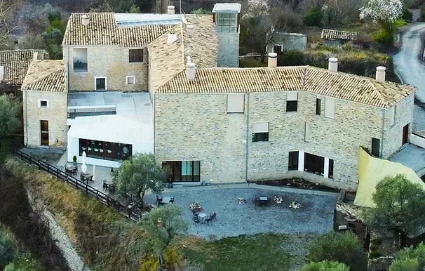 Propiedad Casa Fumanal vista desde arriba