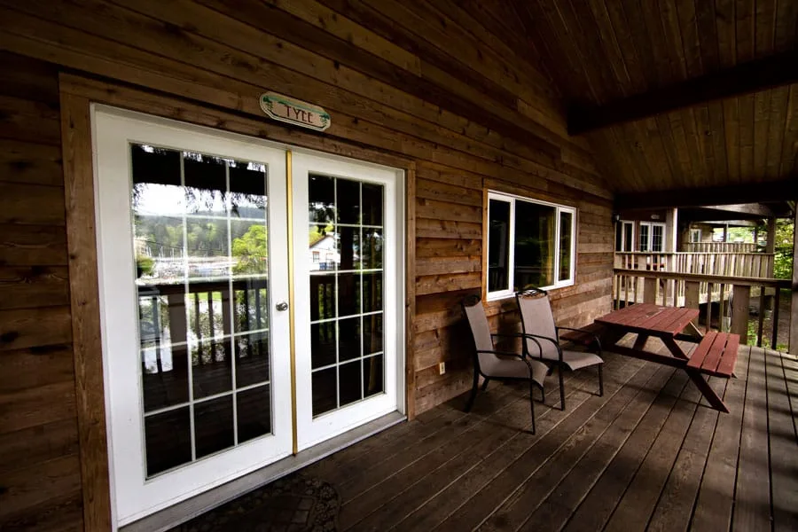 Cabin balcony