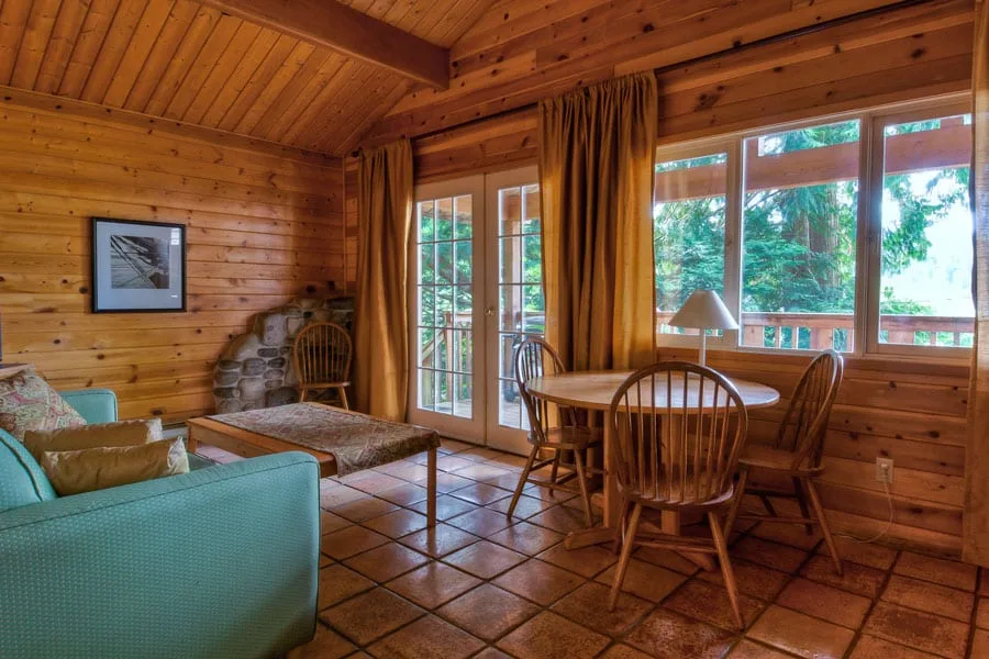 Cabin living room
