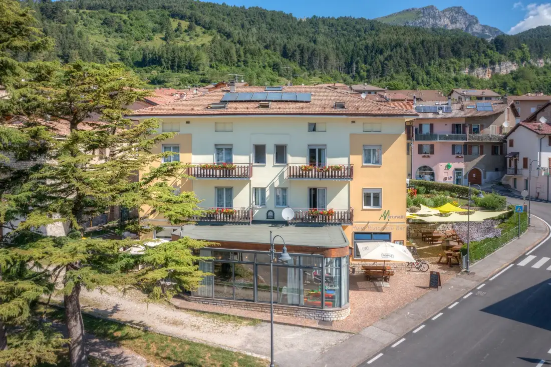 Aerial view of the property