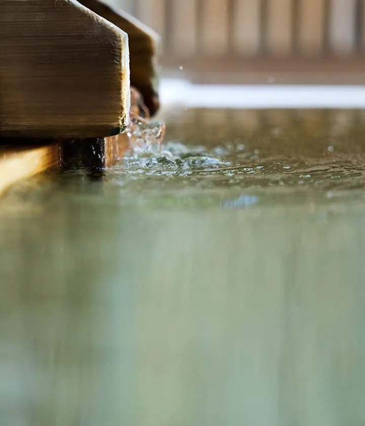 The property's two private hot-spring sources