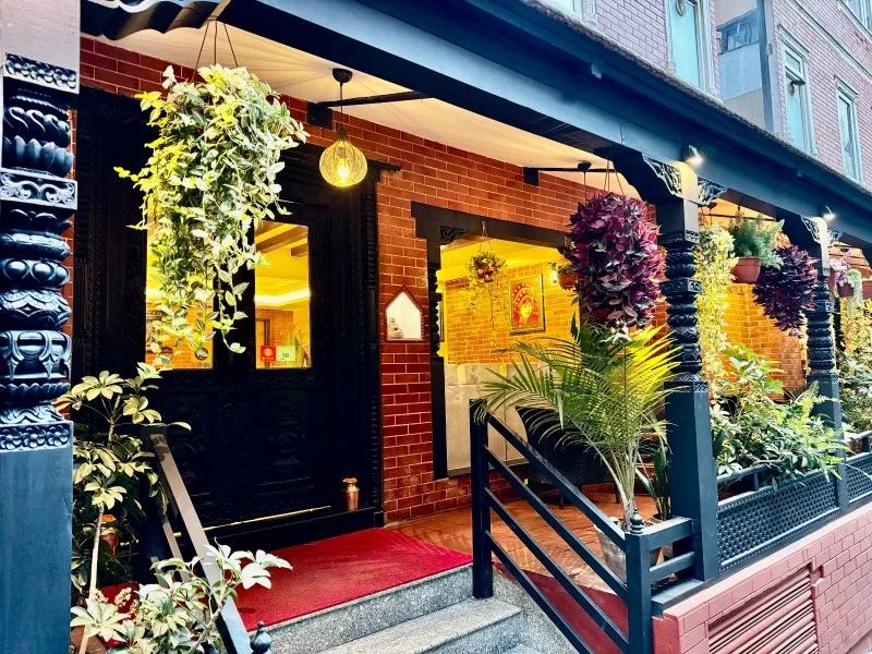 Entrada del hotel