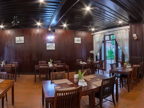Hotel restaurant.