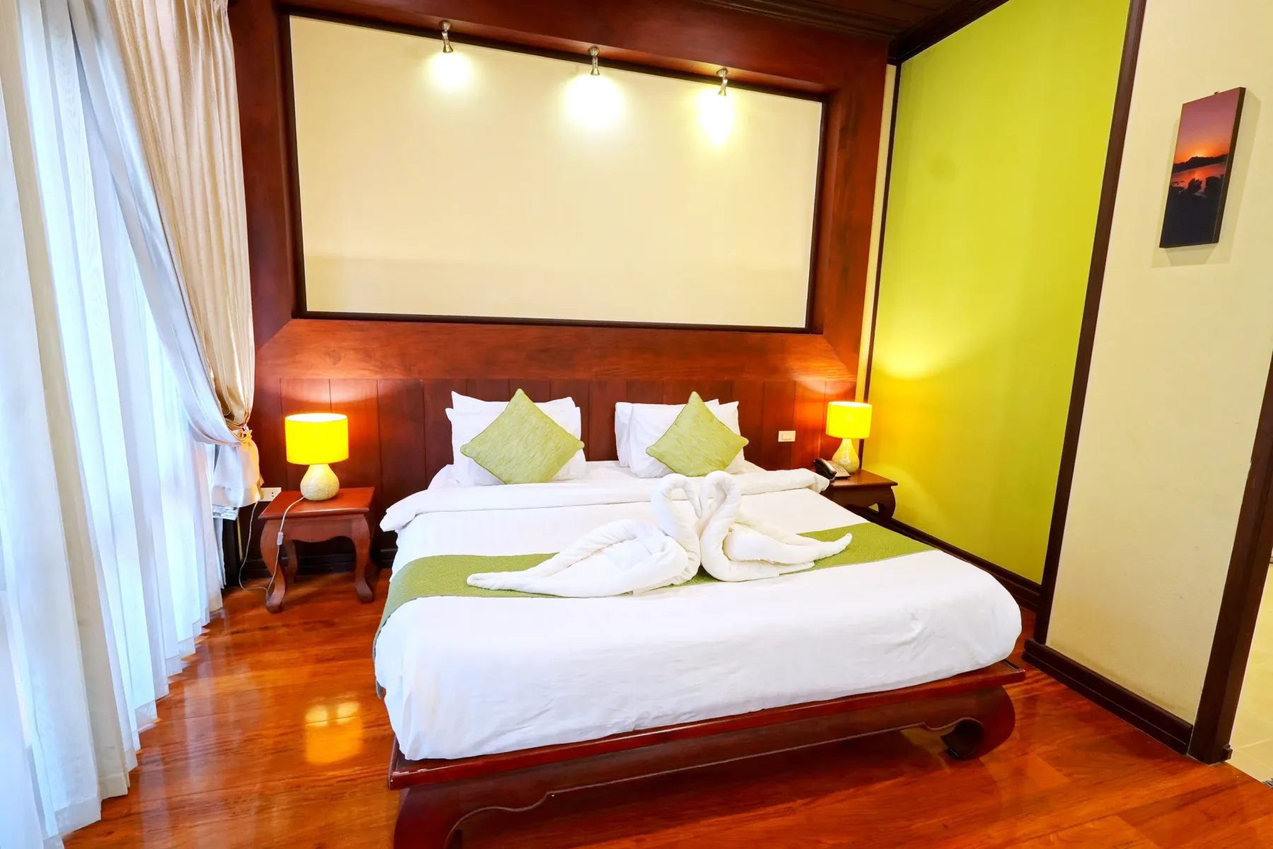 Dormitorio de la suite.