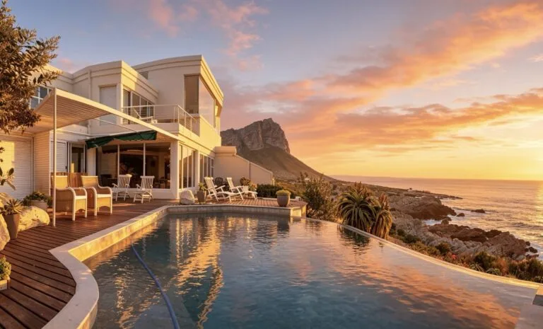 Infinity pool at Villa Marine