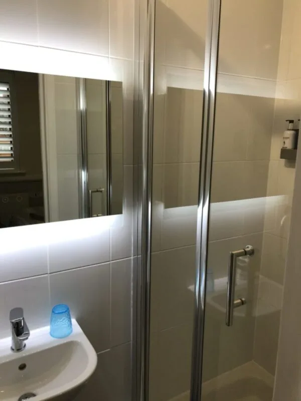 Single room bathroom