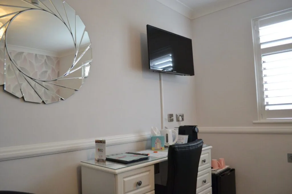 Twin-bedded room