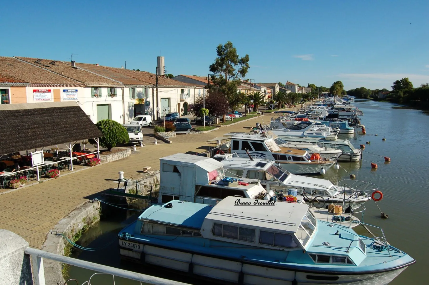Saint-Gilles marina on the Rhône–Sète canal