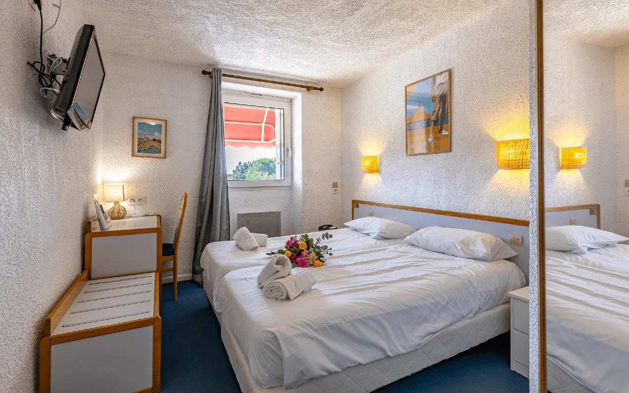 Habitación Héraclée con dos camas individuales