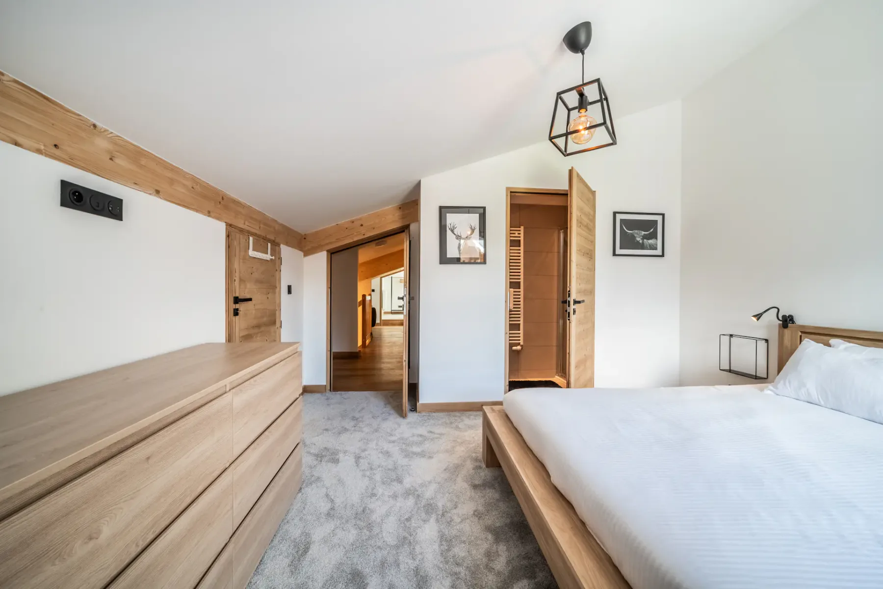 Dormitorio doble de Elouera en Les Gets