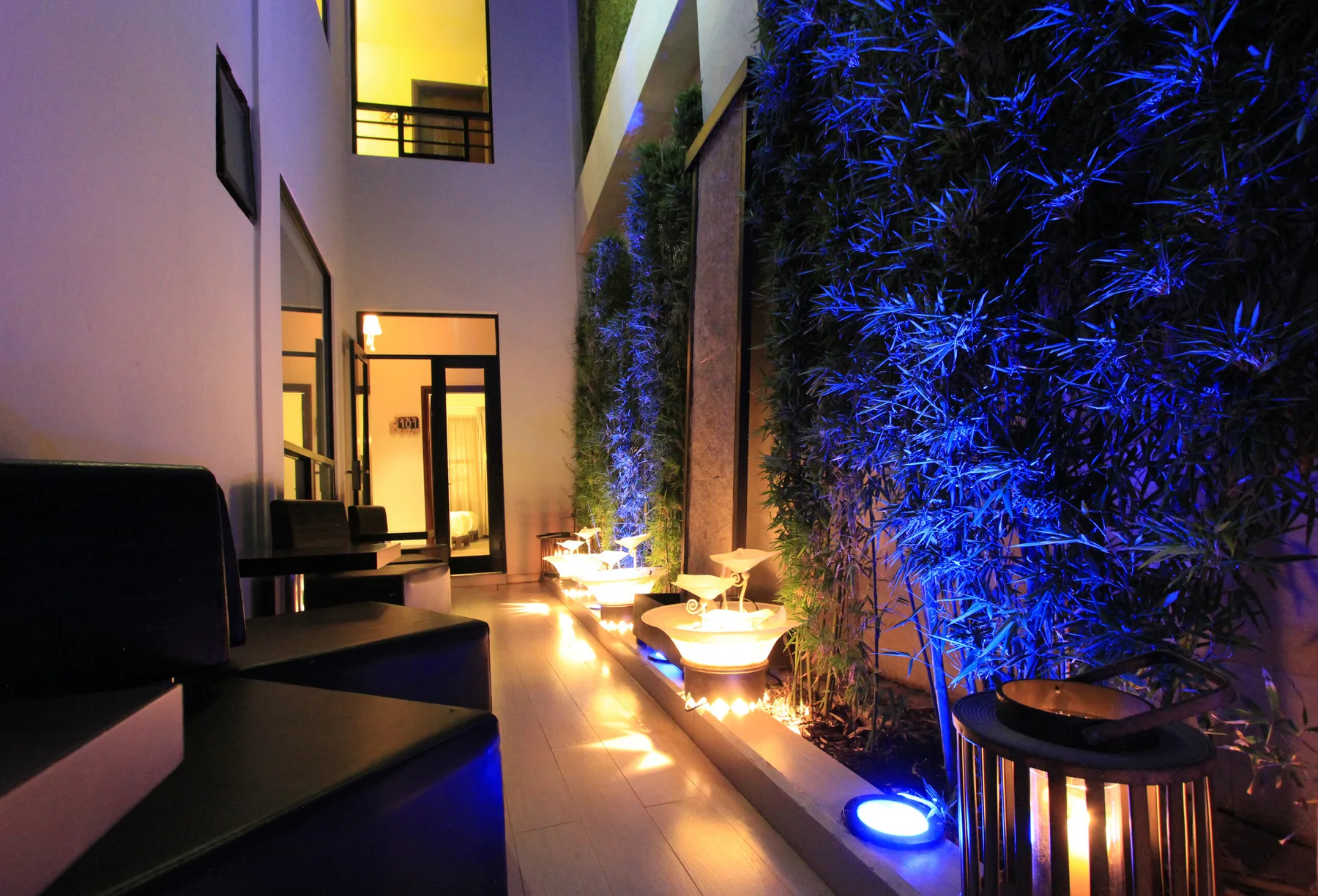 Hotel garden