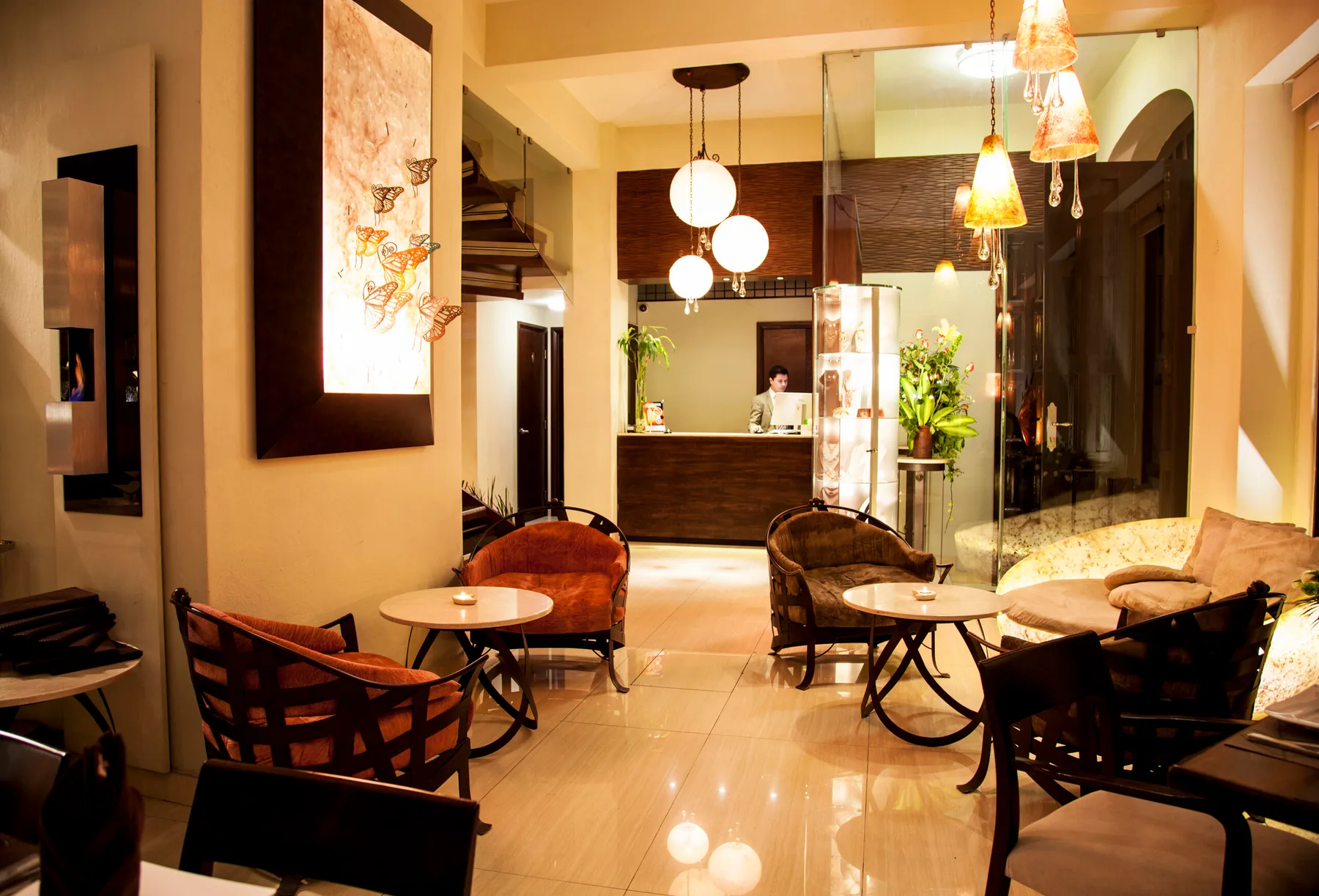 Hotel lobby