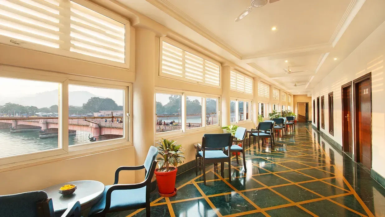 Hotel corridor