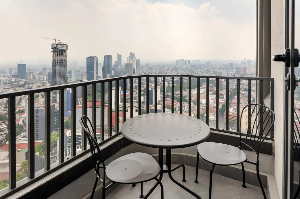 Bright 1BR apts w/ lovely views of Cuauhtémoc