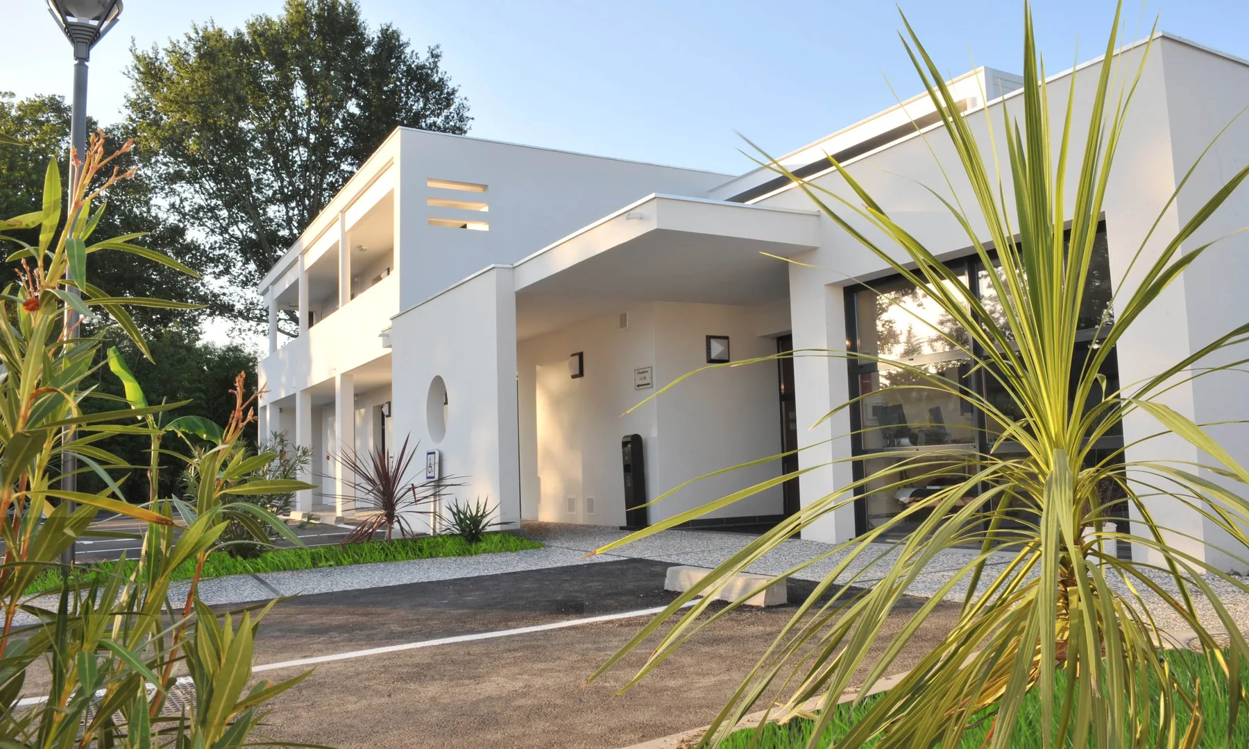 Entrada del hotel